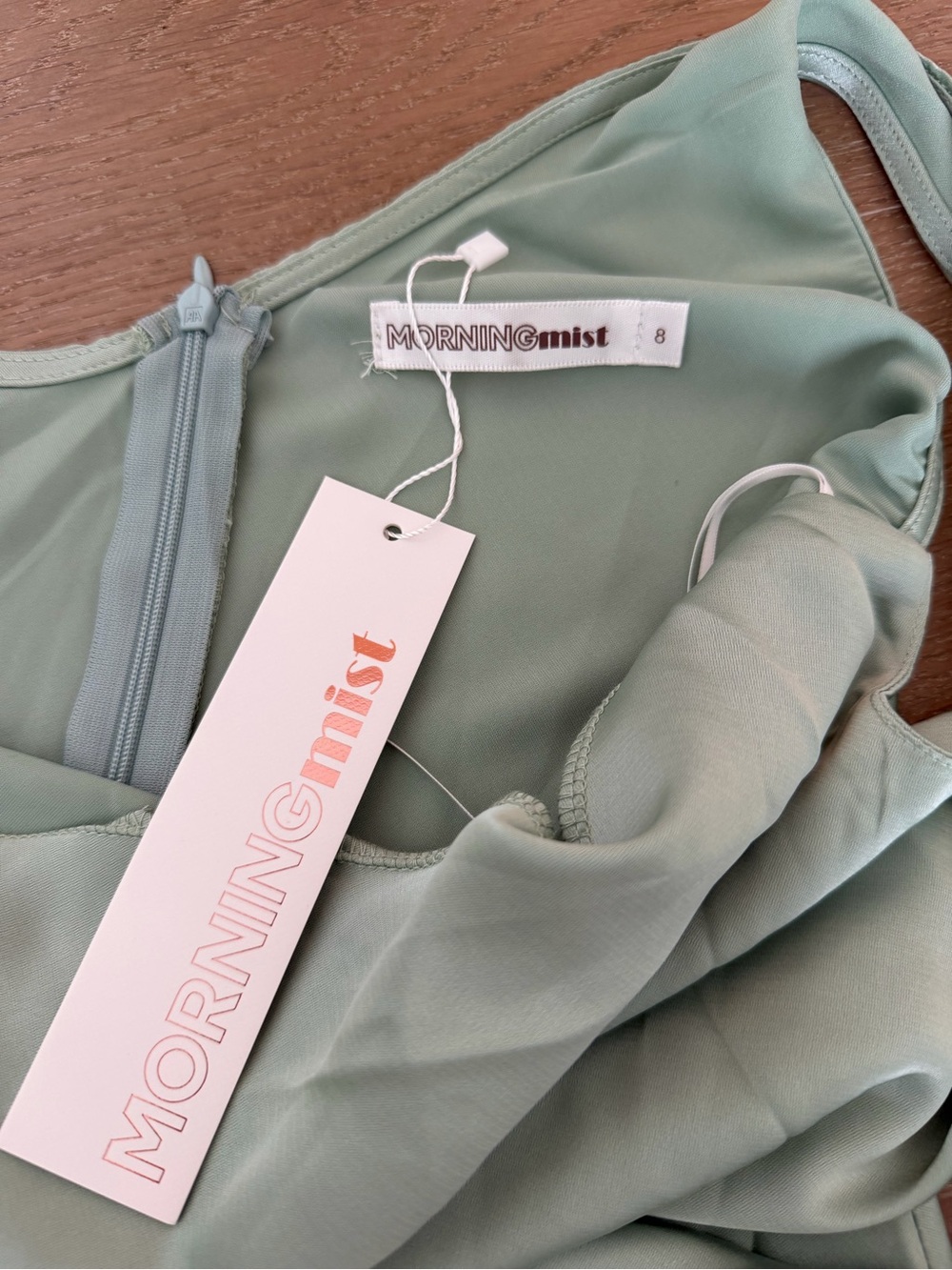 Morning Mist Sage Green Slip Dress